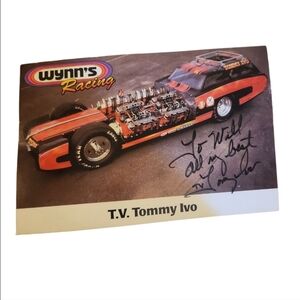 VRHTF RARE VINTAGE SIGNED RARE PHOTO OF T.V. TOMMY IVO SHOW BOAT PHOTOS POSTER